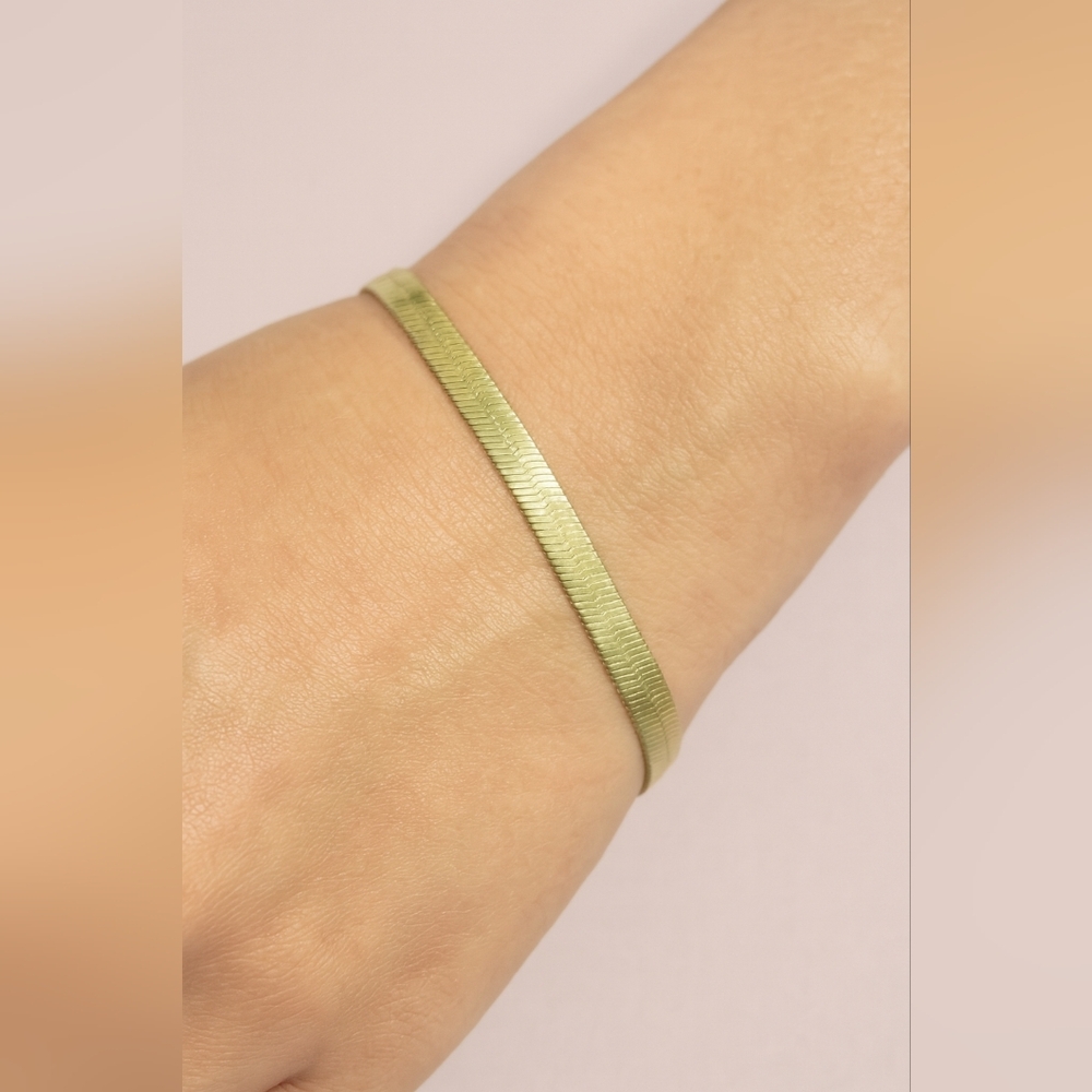 Silver Snake Chain Bracelet